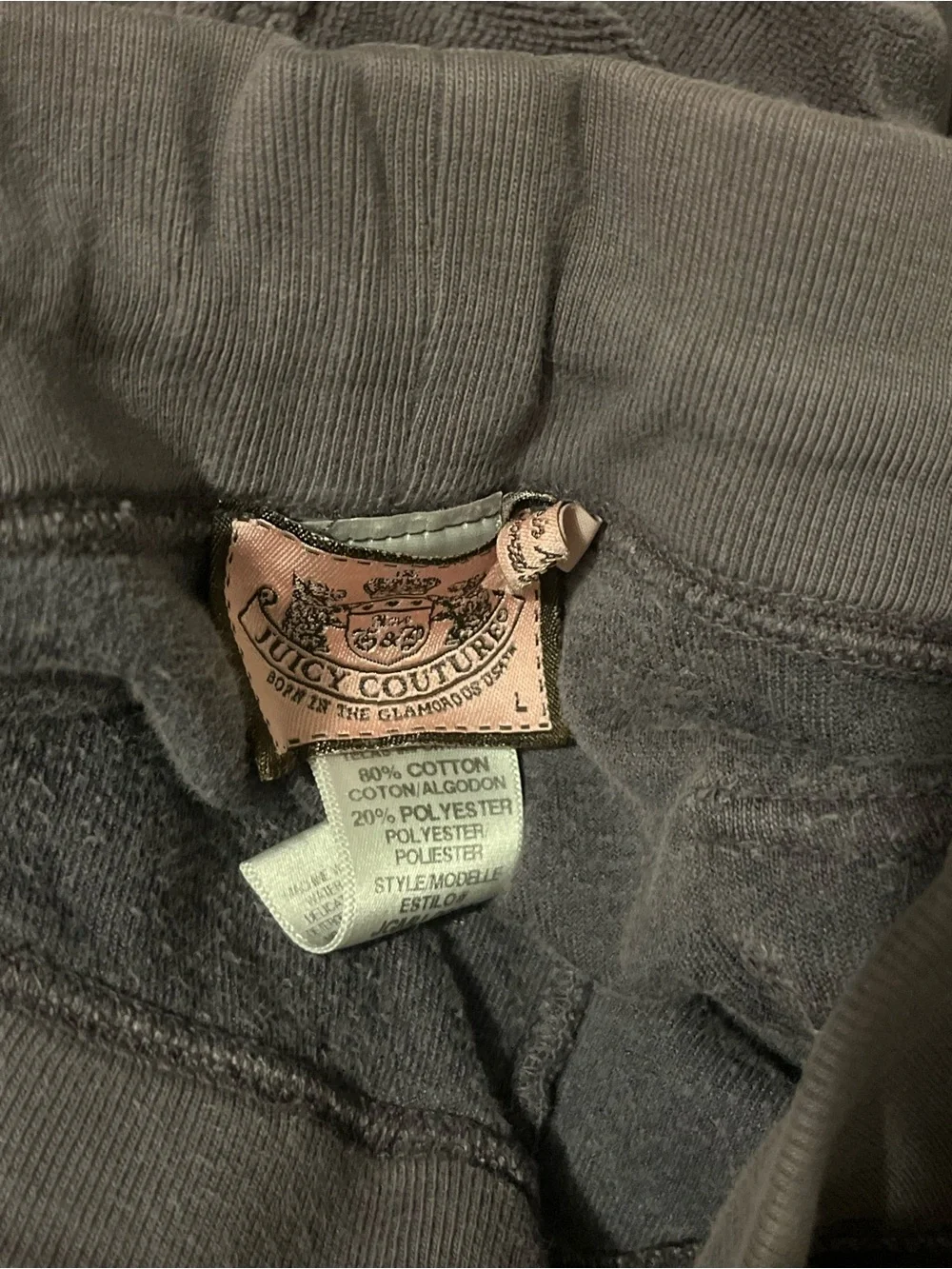 Juicy Couture Velour Hoodie Set - Charcoal - Picture 5 of 7